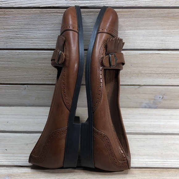 The Leather Collection Loafers - Size 6 1/2 - Picture 7 of 9